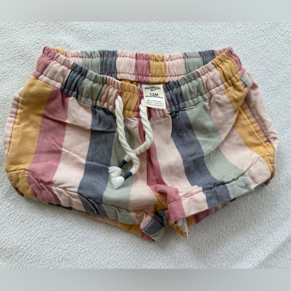 Girls 12m Striped Short